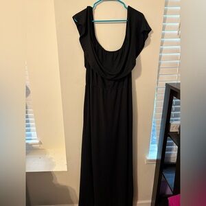 Chic Black Backless Dress